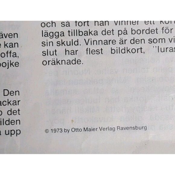 1973 Ravensburg Game Scandinavian Memory Packa Kappsacken Your Suitcase Vtg 70s - Picture 11 of 15